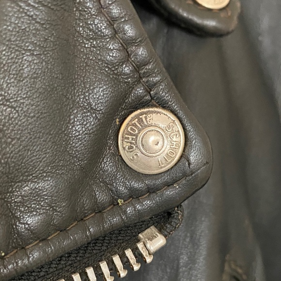 Vintage American Schott NYC Motorcycle Jacket - Picture 4 of 6